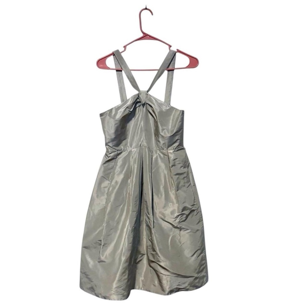J Crew 100% silk‎ sangle taffeta special occasion dress size 4